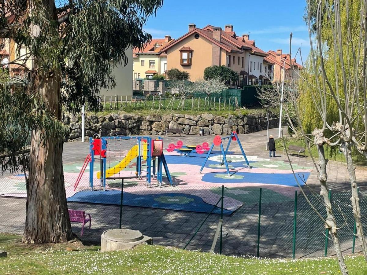 Piscina Comunitaria Y Parking En Mogro Apartment Bagian luar foto